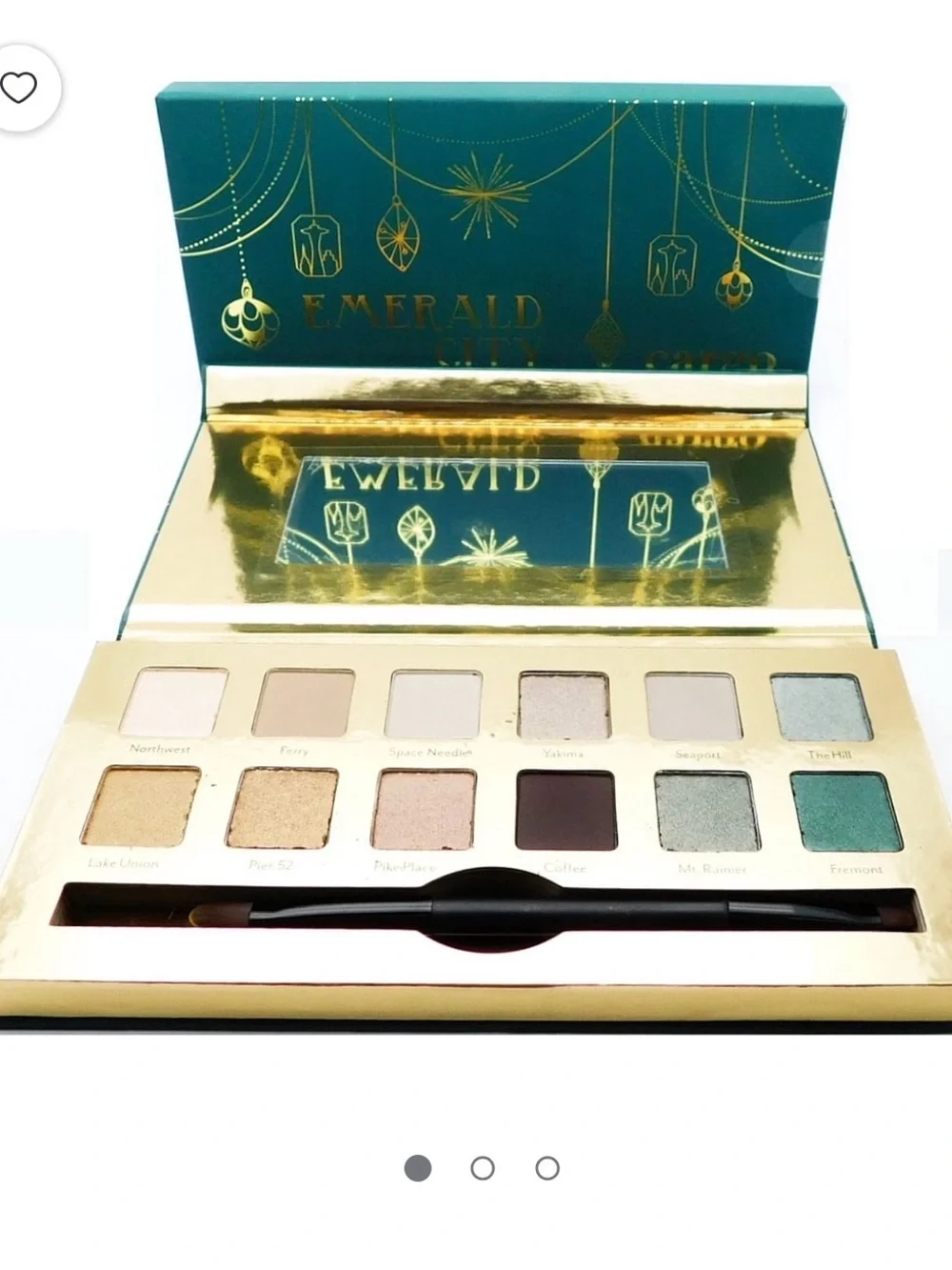Emerald Eyeshadow Palette - Neutral & Green Shades